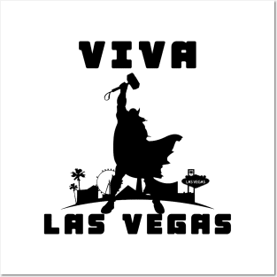 Viva las vegas! (black version) Posters and Art